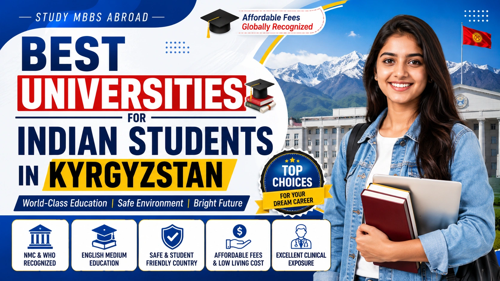 Best Universities for Indian Students Pursuing MBBS in Kyrgyzstan